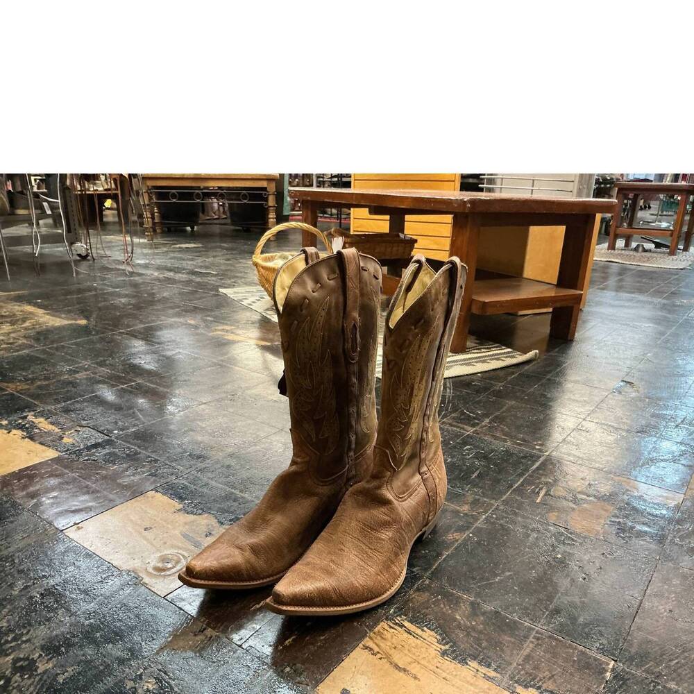 NEW CORRAL men's snip toe boots in brown